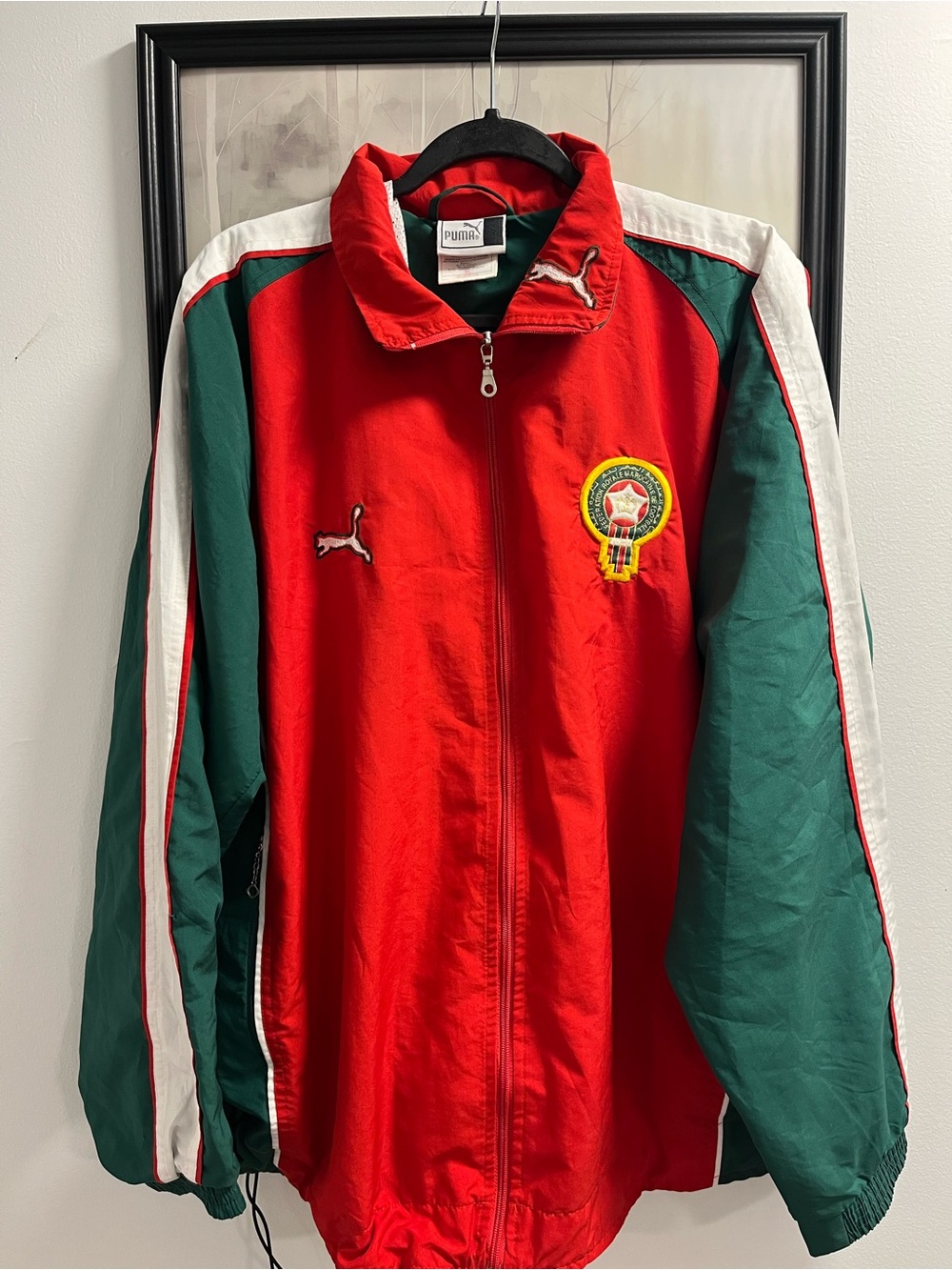 Morocco 1998 track jacket jersey authentic